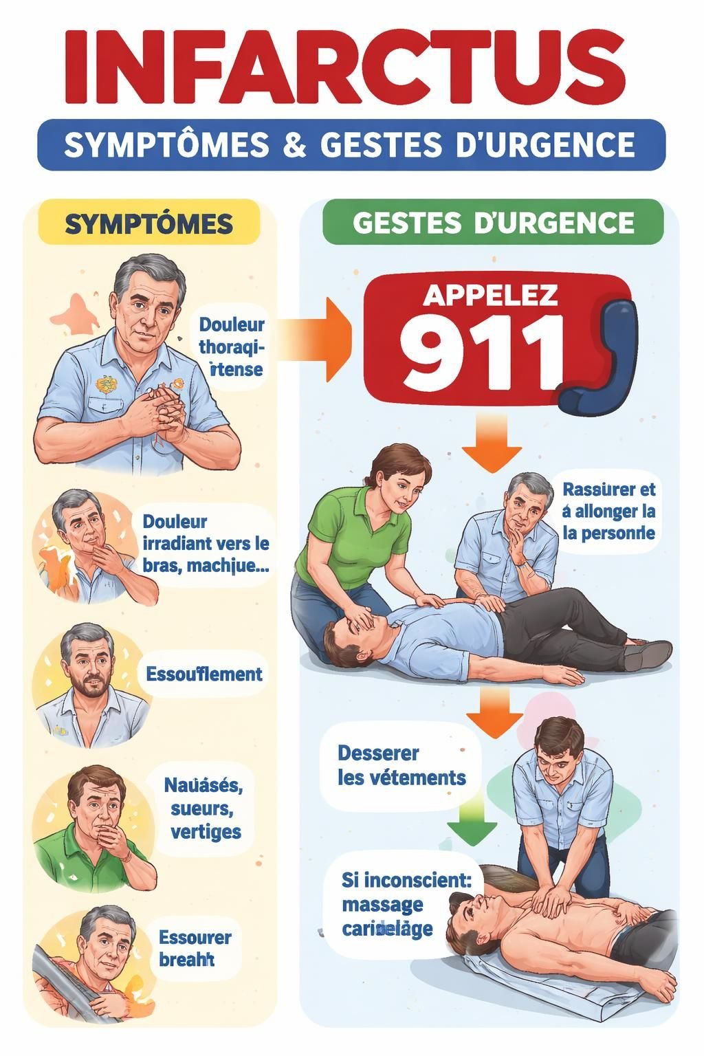 découvrez le conseil santé de la semaine par baton rouge general : l'importance cruciale d'agir rapidement en cas d'infarctus, car chaque minute compte pour sauver des vies.