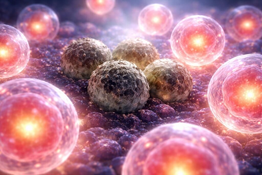 découvrez comment lutter contre le vieillissement avec les cellules zombies, une révolution anti-âge pour maintenir la fraîcheur et la santé de vos cellules au quotidien.