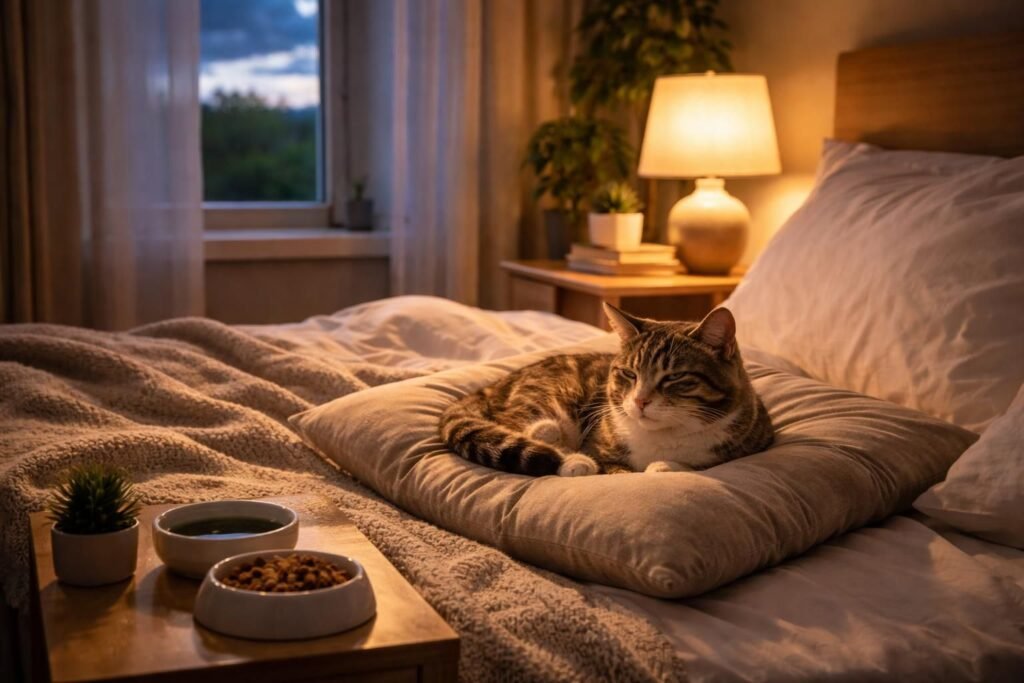 découvrez nos conseils indispensables pour habituer votre chat à faire ses nuits sereinement et améliorer son sommeil ainsi que le vôtre.
