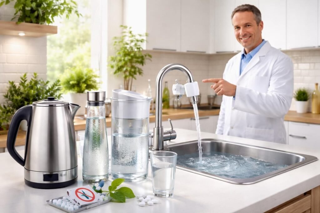 découvrez pourquoi faire bouillir l'eau n'est pas efficace pour éliminer le chlore et apprenez la méthode recommandée par les experts pour une eau saine et sans chlore.