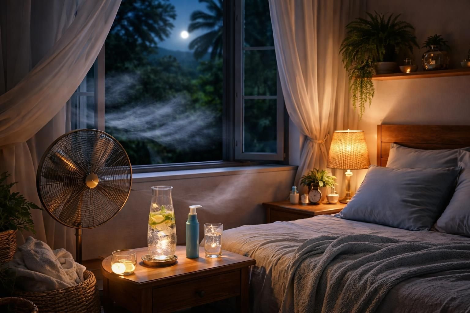 découvrez nos astuces simples et efficaces pour bien dormir malgré la canicule, en profitant de nuits fraîches sans utiliser la climatisation.