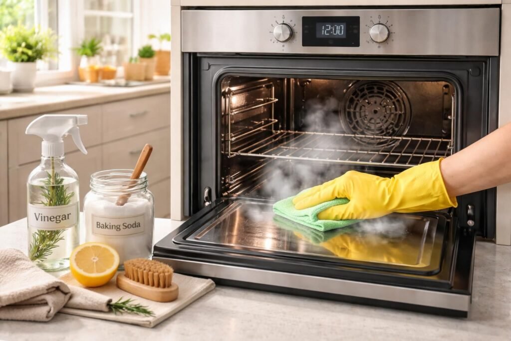 découvrez la méthode infaillible pour nettoyer la plaque du four sans effort et retrouver une cuisine impeccable en un rien de temps !