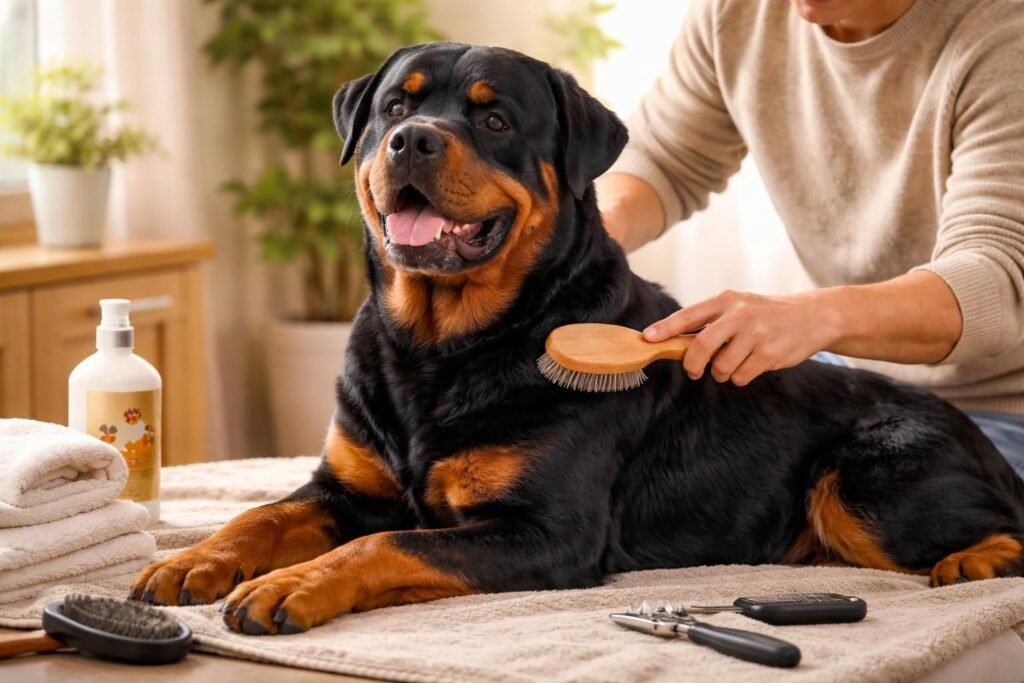 découvrez 7 astuces incontournables pour un brossage et un toilettage réussis de votre rottweiler, afin de garder son pelage sain, brillant et en pleine forme.