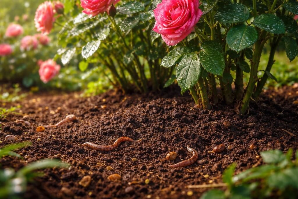 découvrez les bienfaits surprenants du marc de café au pied des rosiers : un mois après avoir amendé la terre, je partage les résultats impressionnants de cette astuce naturelle pour vos plantes.