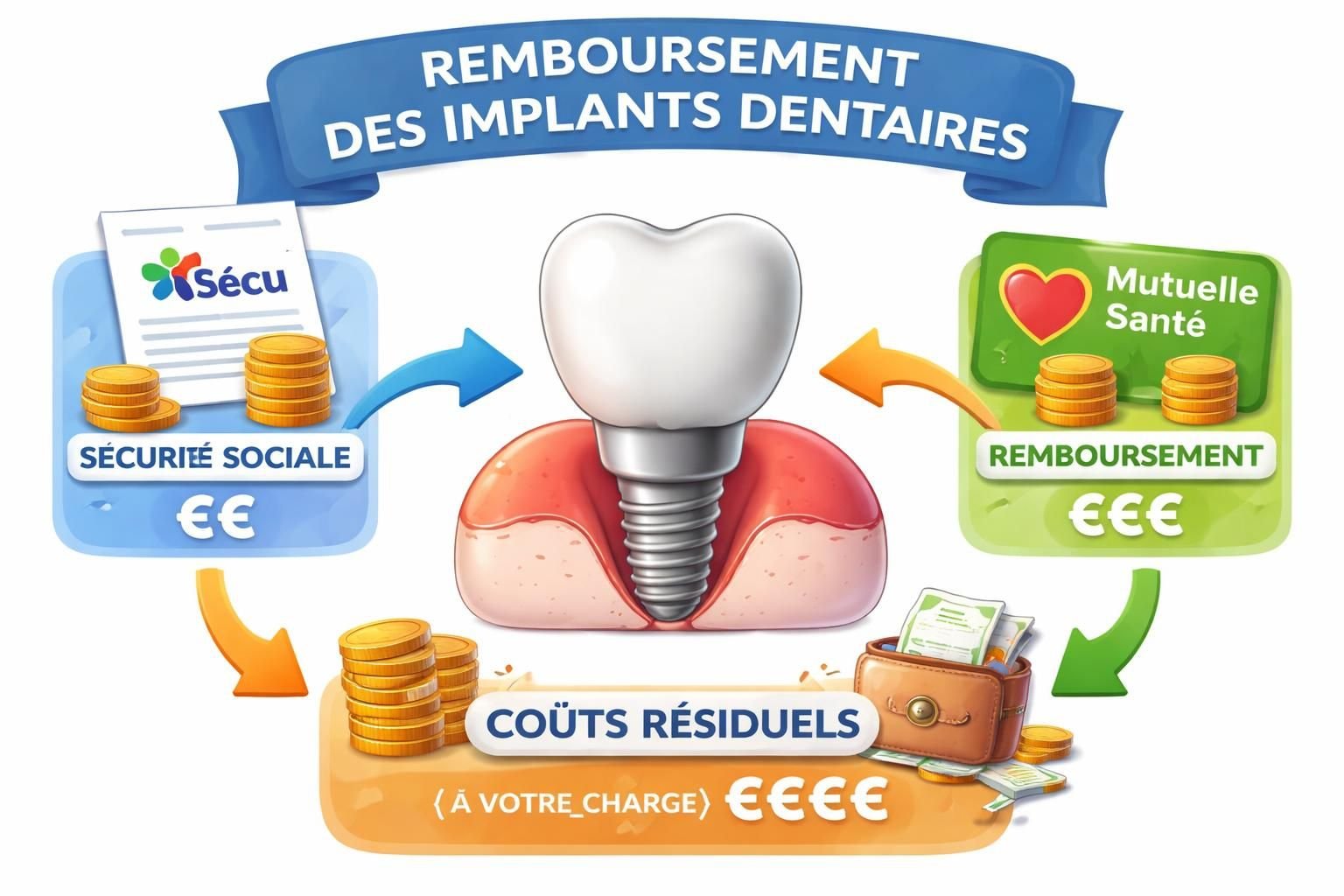 découvrez notre guide complet sur le remboursement des implants dentaires et apprenez à maximiser vos droits et économies pour des soins dentaires accessibles et efficaces.
