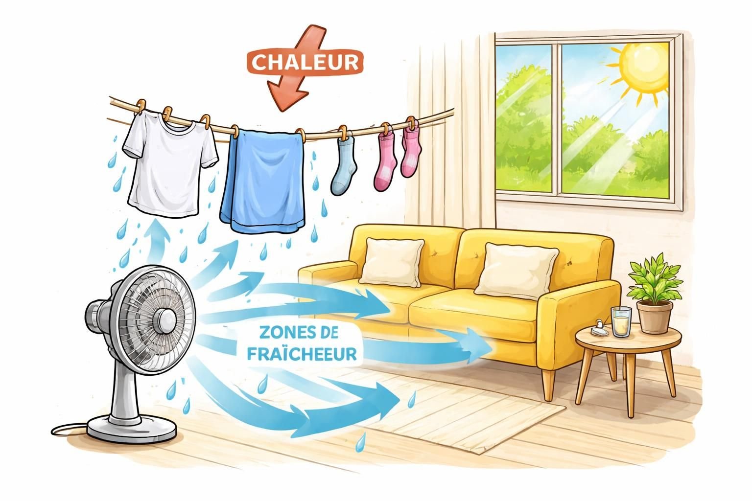 découvrez pourquoi fermer les volets, laisser du linge humide ou utiliser un ventilateur ne suffit pas à rafraîchir une pièce en dessous de 30°c, et quelles solutions adopter pour un intérieur plus frais.