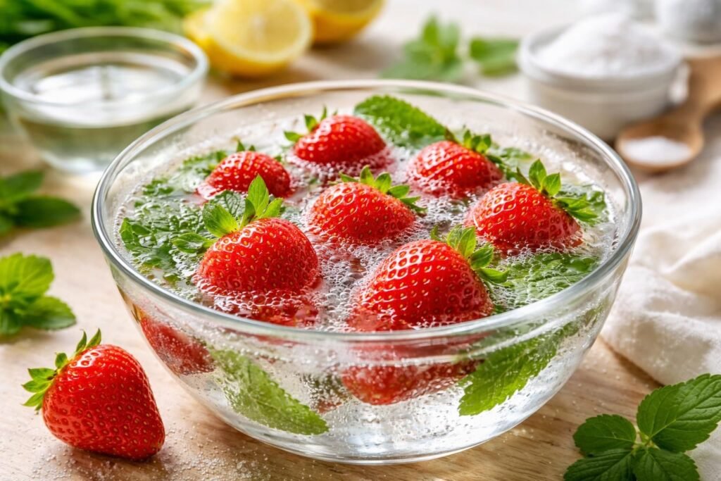 découvrez la méthode infaillible pour nettoyer vos fraises efficacement, bien plus performante que le vinaigre et l'eau, afin d'éliminer tous les résidus et profiter de fruits parfaitement propres.