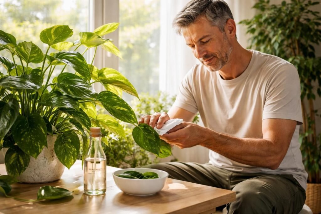 découvrez pourquoi votre voisin utilise un ingrédient surprenant de la cuisine pour nettoyer ses plantes d'intérieur et comment cela peut bénéficier à vos propres plantes.