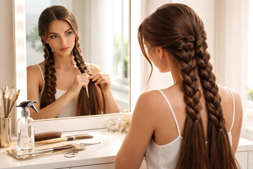 découvrez notre astuce rapide et facile pour garder vos tresses impeccables toute la journée. dites adieu aux tresses défaites et adoptez un style parfait en un clin d'œil !