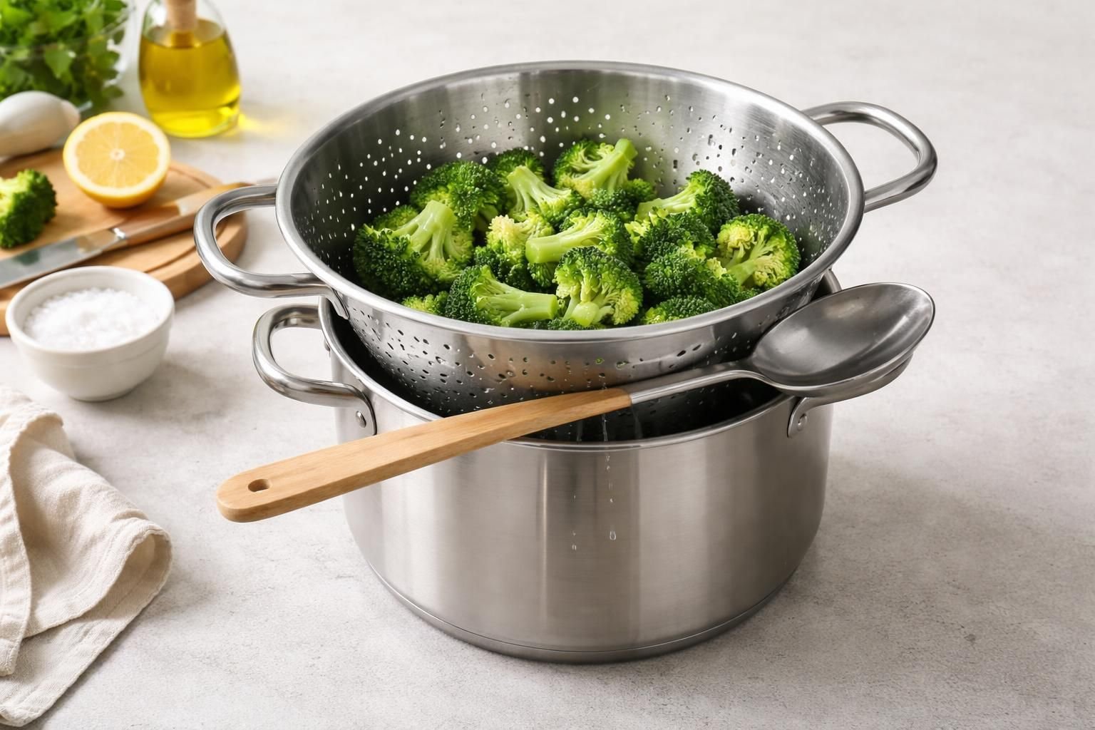 découvrez une astuce simple et efficace pour faire tenir votre passoire sur la casserole sans effort. facilitez la cuisson et gagnez du temps en suivant notre méthode facile à appliquer.