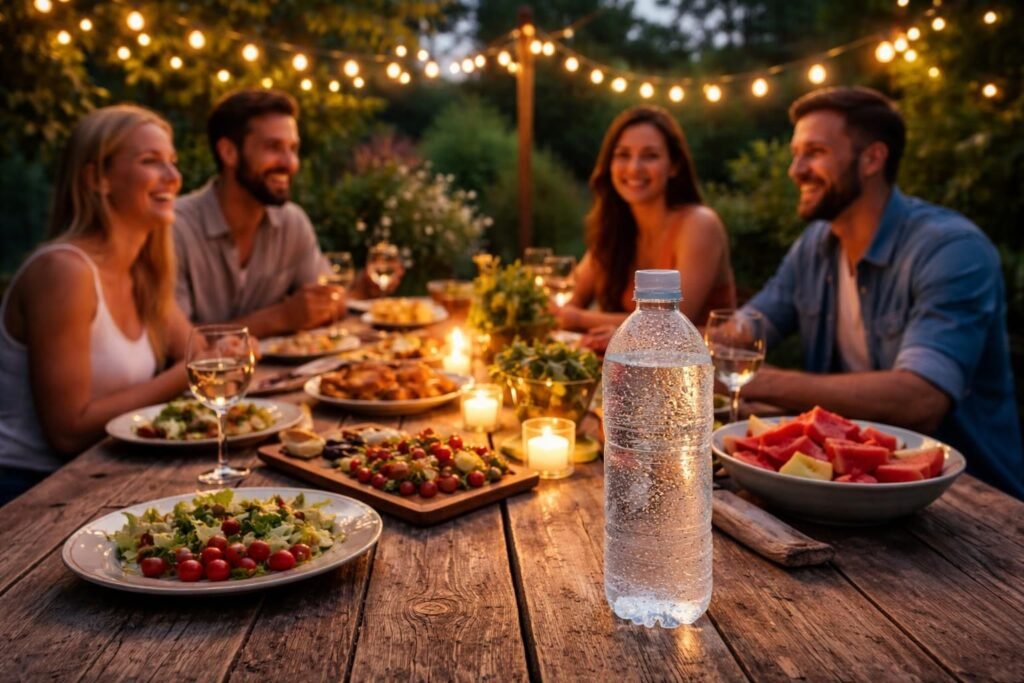 découvrez comment une simple bouteille d'eau peut éloigner les moustiques et rendre vos dîners en plein air cet été agréables et sans nuisances.