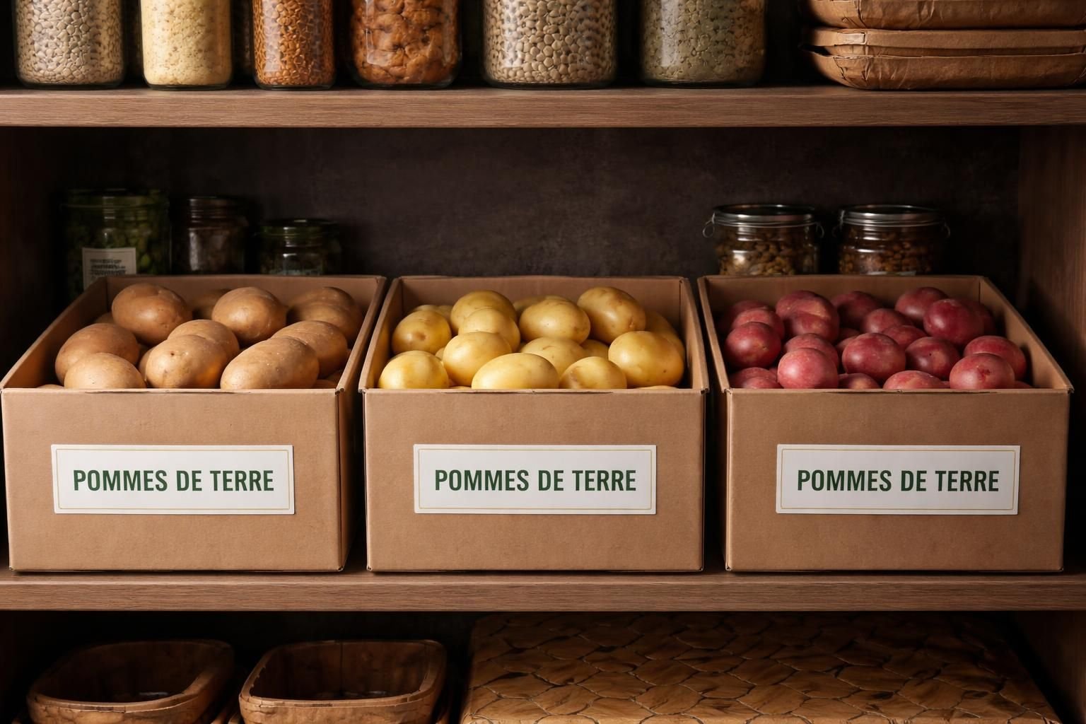 apprenez où conserver vos pommes de terre pour éviter qu'elles germent et prolonger leur fraîcheur. découvrez nos astuces simples et efficaces pour une meilleure conservation.