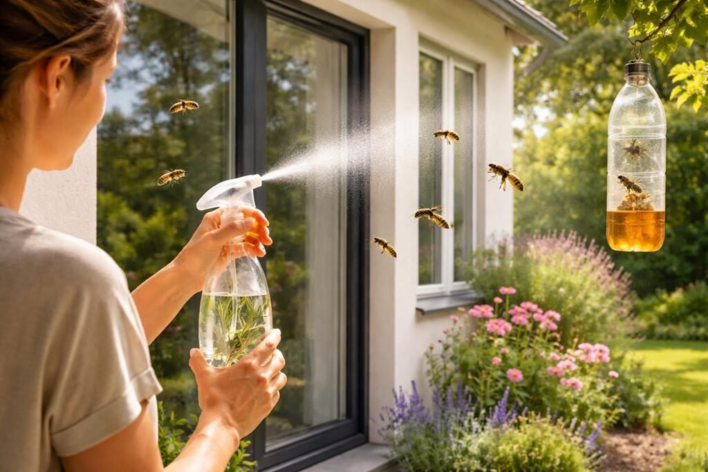 découvrez des astuces incontournables et efficaces pour chasser les guêpes hors de votre maison en toute sécurité et préserver votre confort.