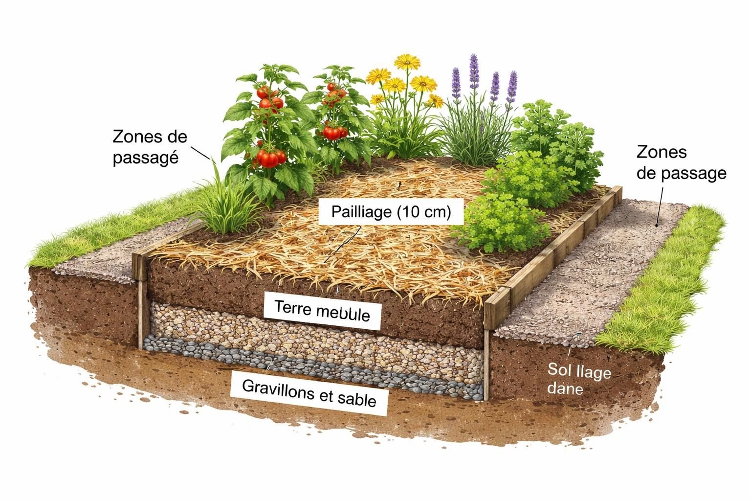 découvrez une astuce simple pour éviter le poulailler boueux après la pluie et protéger efficacement les pattes de vos poules.