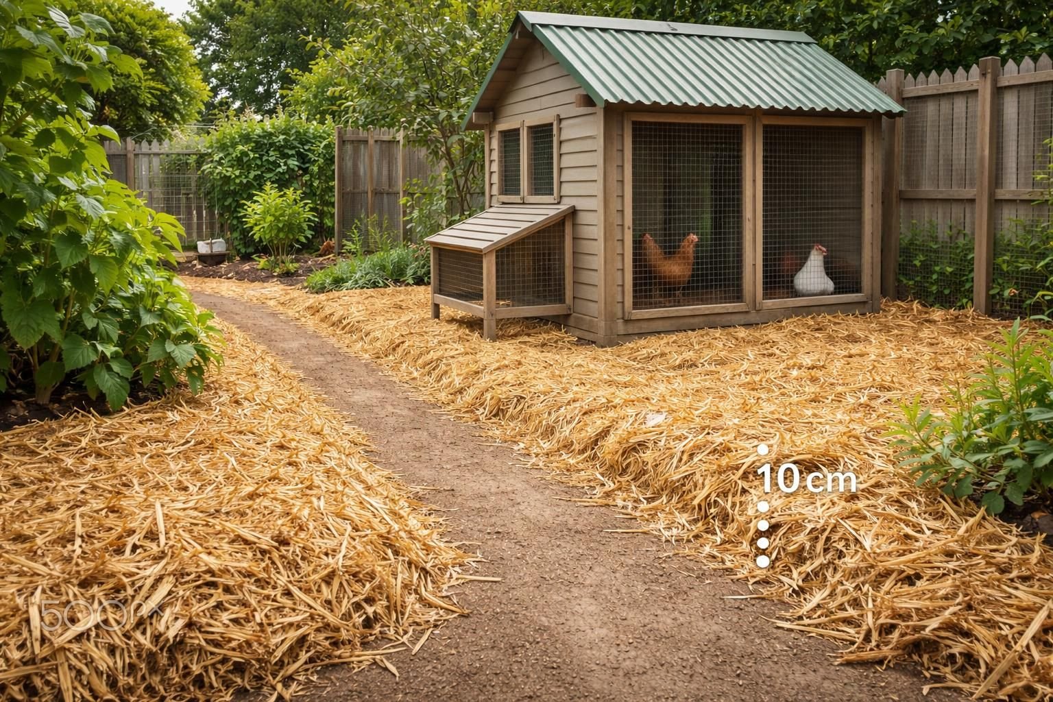 découvrez une astuce simple pour éviter que le poulailler devienne boueux après la pluie et protéger efficacement les pattes de vos poules.