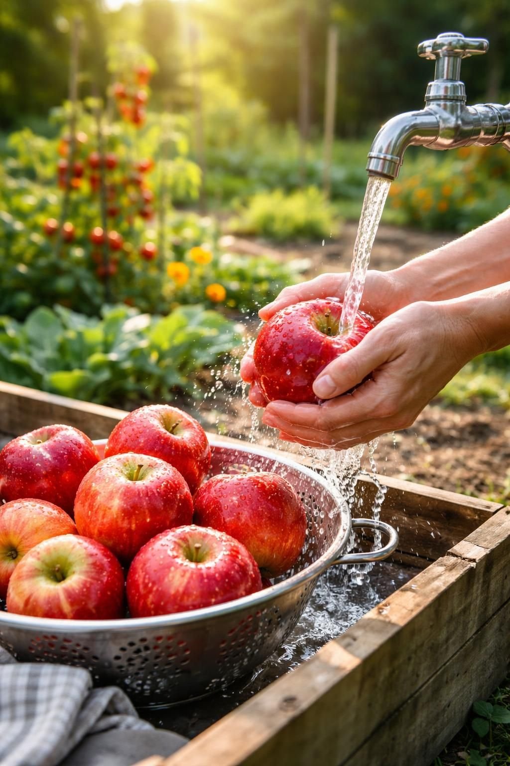 découvrez comment deux voisins lavent ensemble des pommes du marché et comment l'un d'eux y trouve jusqu'à 90 bienfaits inattendus pour la santé et le bien-être.