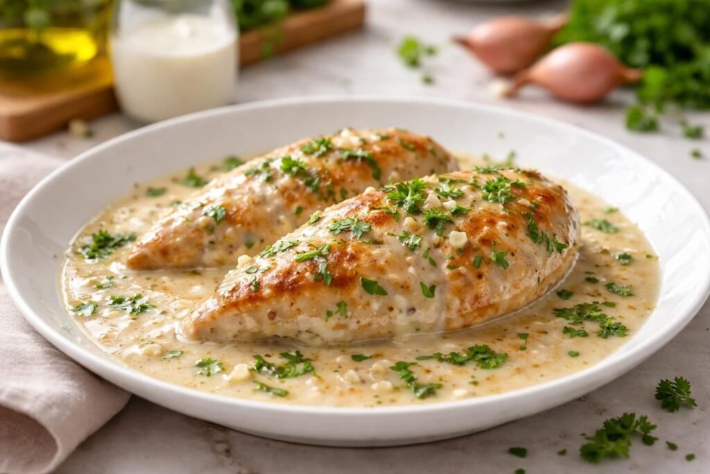 découvrez la recette du poulet à la crème avec une astuce simple pour préparer une sauce gourmande et légère, parfaite pour un repas savoureux et équilibré.